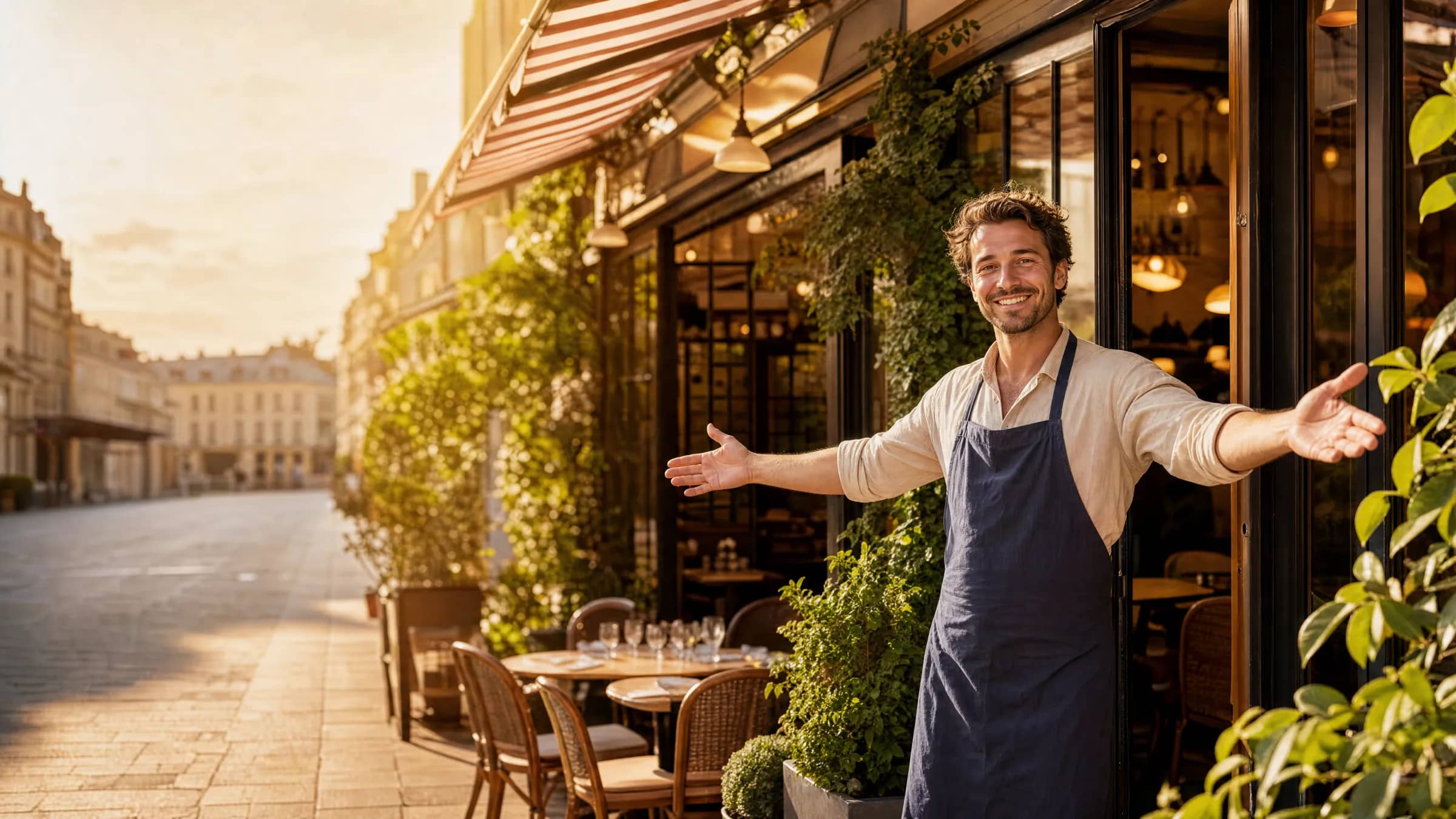 Restaurateur lyonnais remplissant ses tables vides avec TheGoodSeat Pro