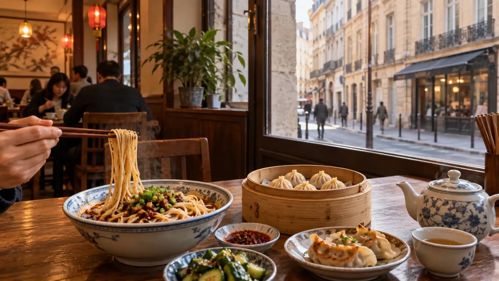 Illustration originale de cuisine à Lyon : chinese hero