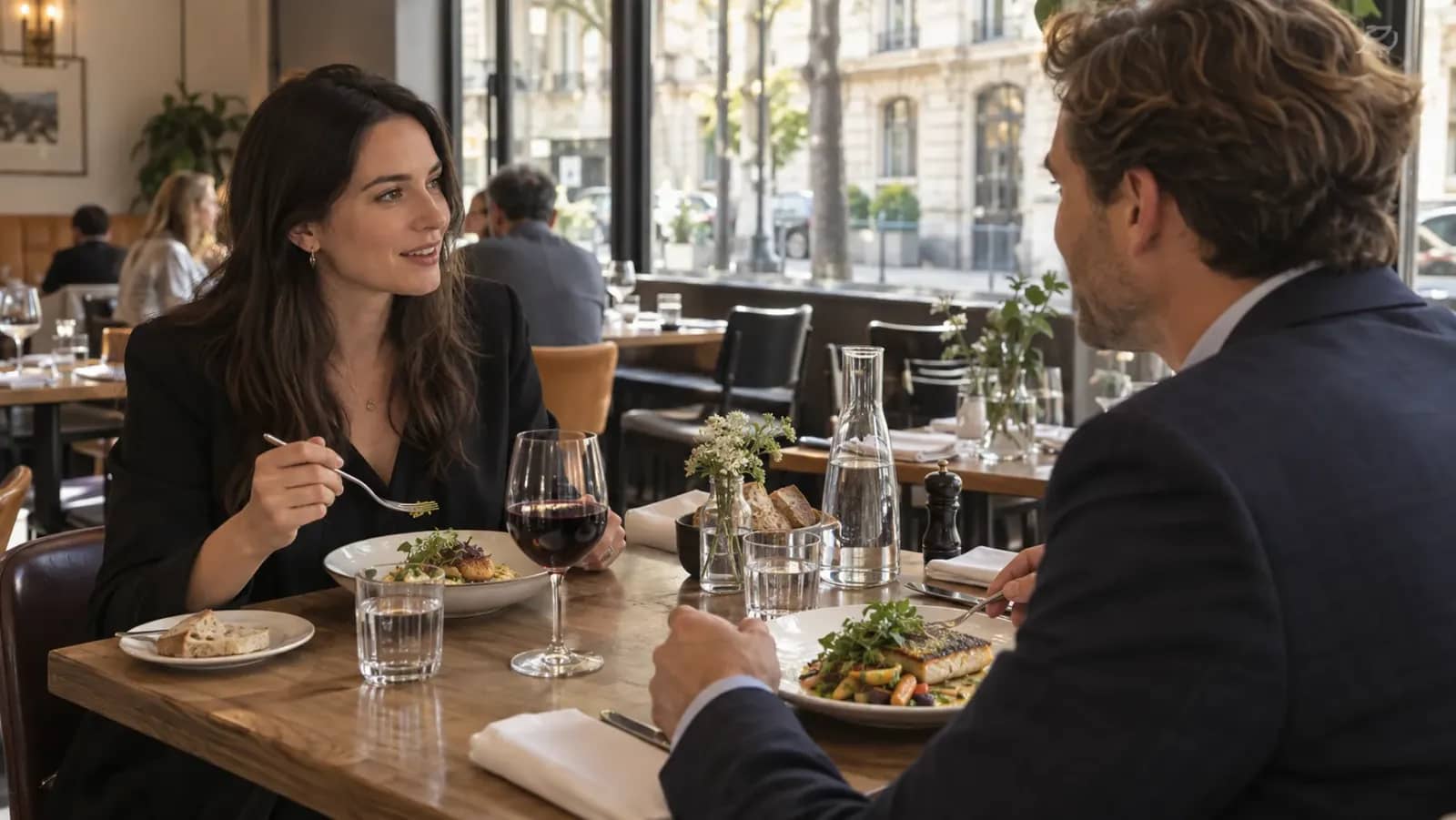 Déjeuner d’affaires dans un bistrot du 6e arrondissement de Lyon