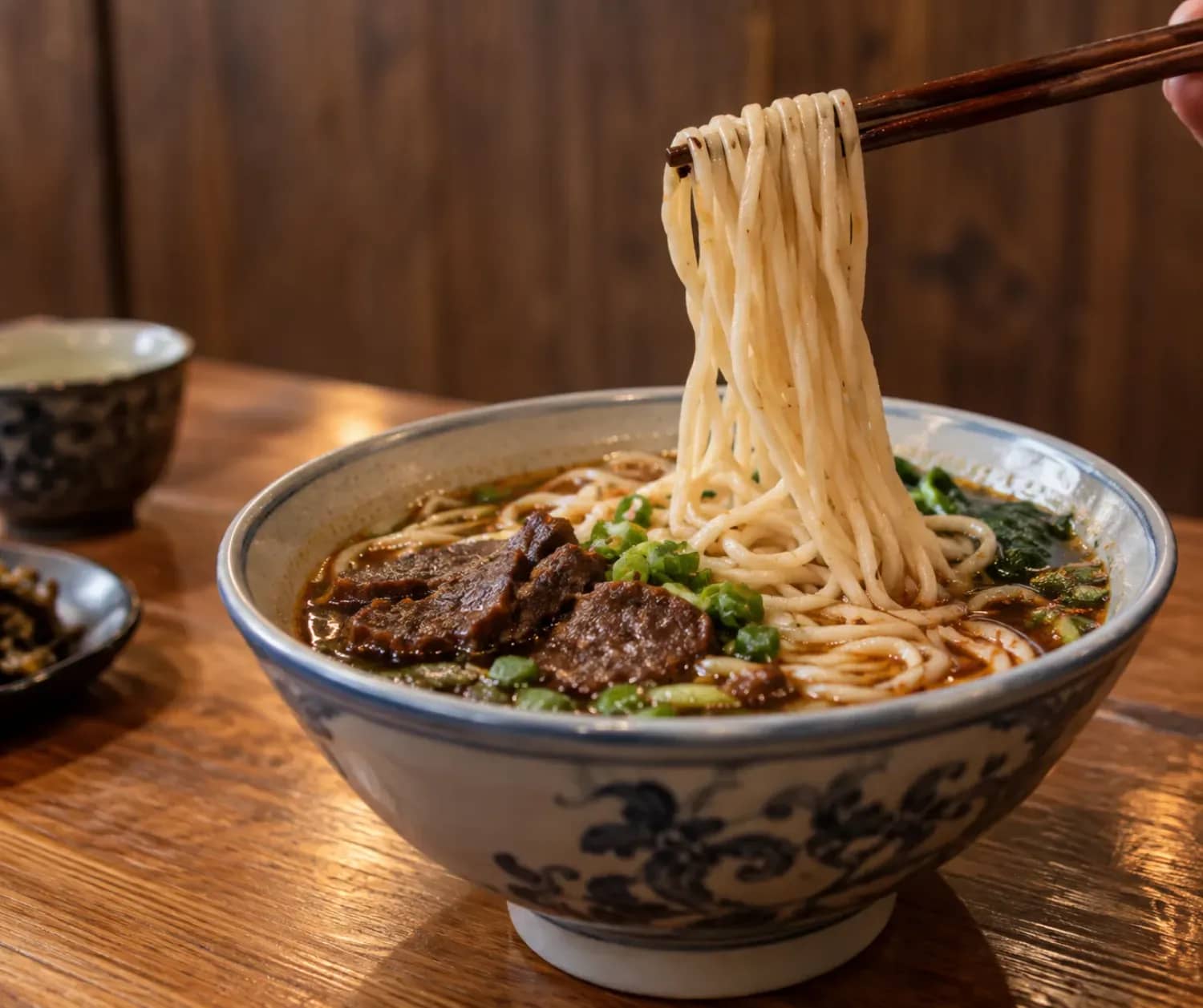 Illustration originale de cuisine à Lyon : chinese noodles