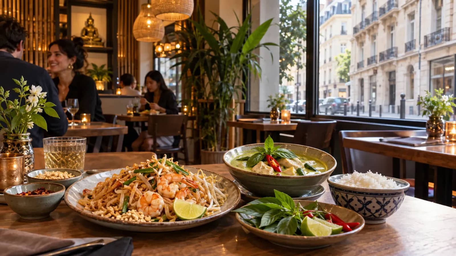 Illustration originale de cuisine à Lyon : thai hero
